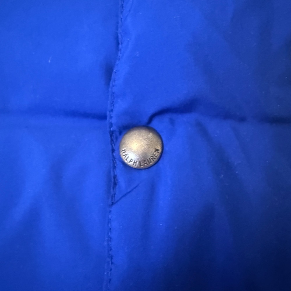 Polo Ralph Lauren Puffer Down Vest Reversible Blue Black Logo Pony 24 Mths 2T - Picture 5 of 11